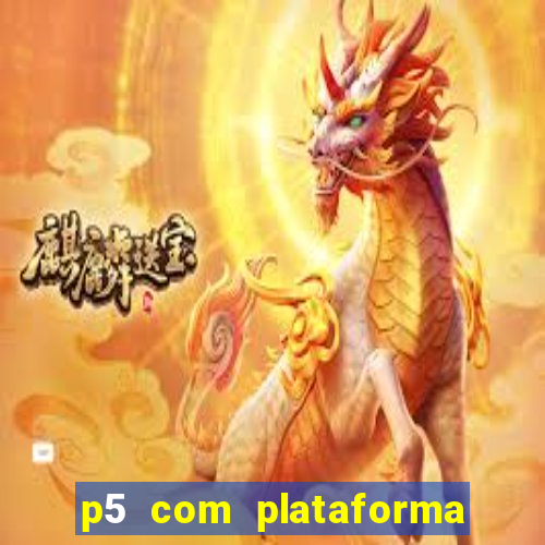 p5 com plataforma de jogos